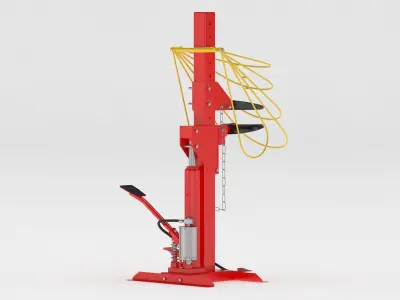 Garage Coil Spring Compressor Restraint System 3D model