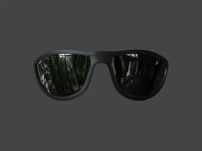 GLSS-007 Sunglasses Low-poly 3D model