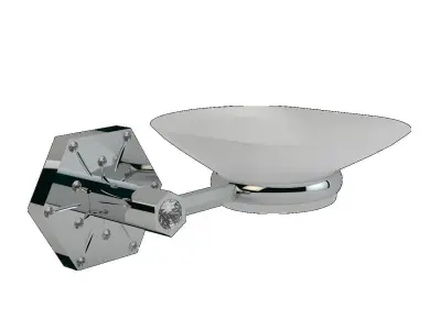 Orchid Diamond Soap Dish 3D model