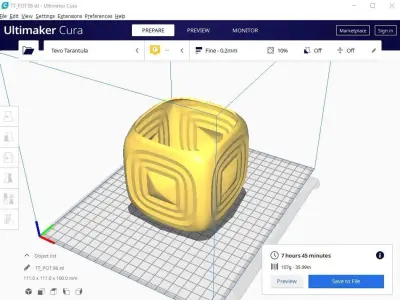 plant pot holder 86 3D print model