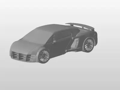 RACING CAR MODEL 3D model