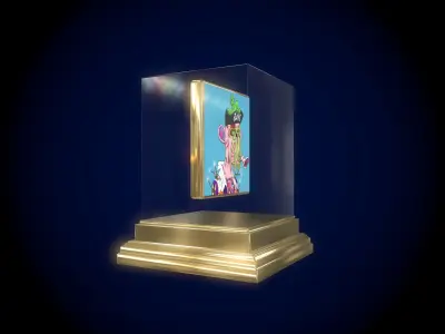 Mutant Ape 24 Gold Club Low-poly 3D model