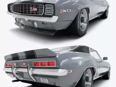 Chevrolet Camaro 1969 3D model