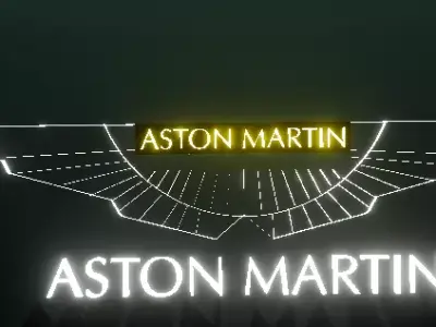 Aston Martin Logo Animation- Blender File  Free 3D model