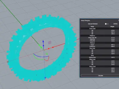 Tiffany ring 3 diamond 3D print model