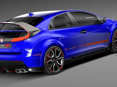 Acura Civic type R concept 2015 3D model