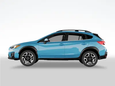Subaru Crosstrek  2020 Low-poly 3D model