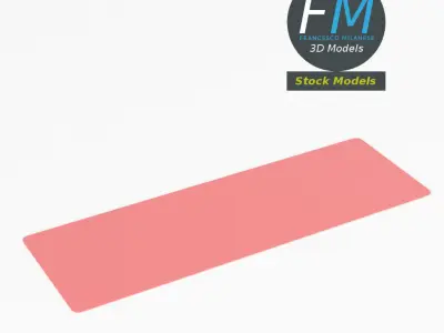 Yoga mat 3D model