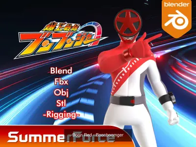 Boonboomger 3D Model Pack