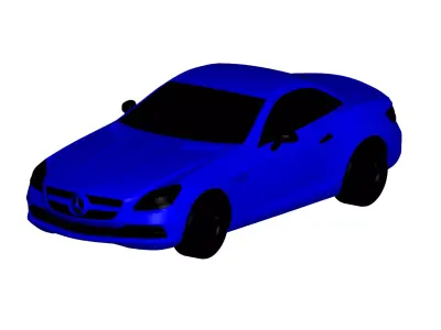 Mercedes Benz SLK 2010 3D model