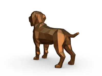 Maltese Hunting Dog 3D print model