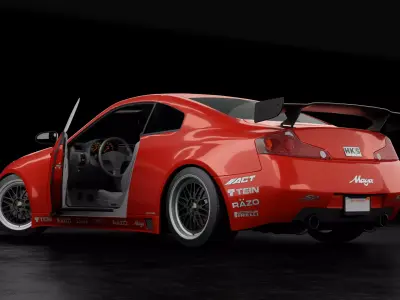 Infiniti G35 Coupe APR Edition Widebody Kit 3D model