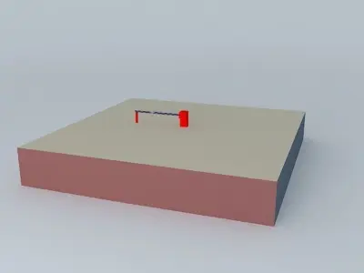 articulated beam Free 3D model