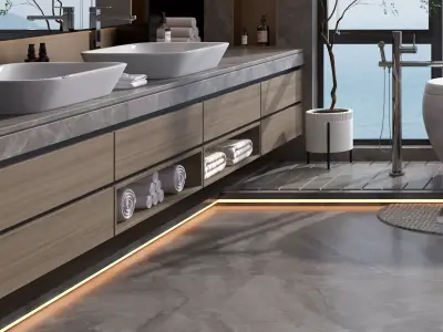 Bathroom Interior 012 3D model