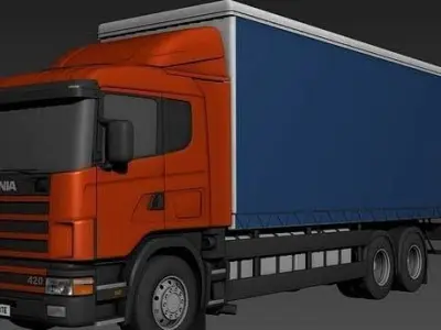 Truck  model  3D model