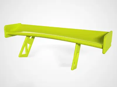 PORSCHE 911 GT3R 2019 SPOILER 3D print model