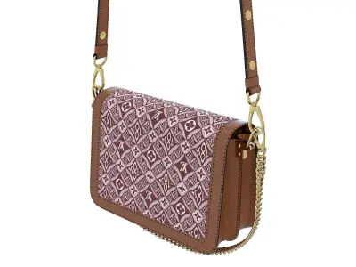 Louis Vuitton Dauphine Bag Red 1854 3D model