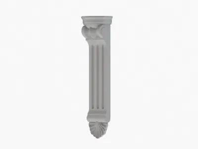 Scroll Corbel 53 - 3D Printable  3D model