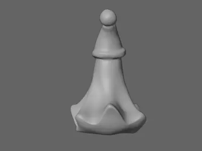 XMAS GHOST DECORATION  3D print model