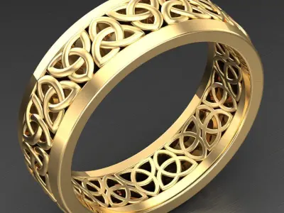 Luxury Men Rings Designs 5MR059 3D print model