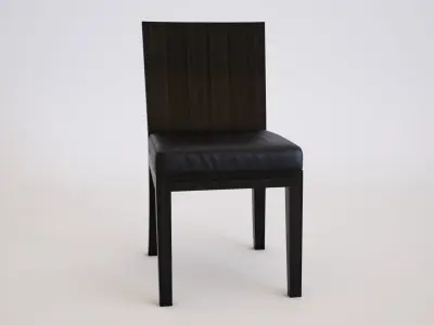 Hermes Padded Chair 3D model