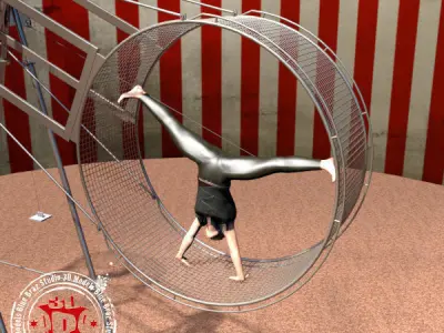 Wheel of death2 3D model