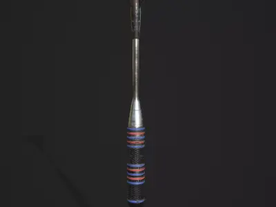 Steel Dart Pin - Low Poly PBR Game Ready Low-poly 3D model