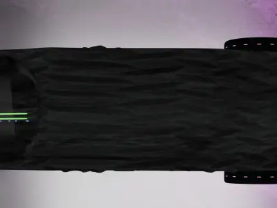 concept car Low-poly 3D model