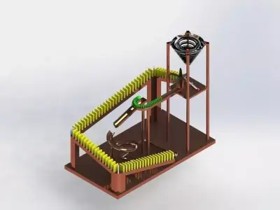  Virtual Rube Goldberg Free 3D model