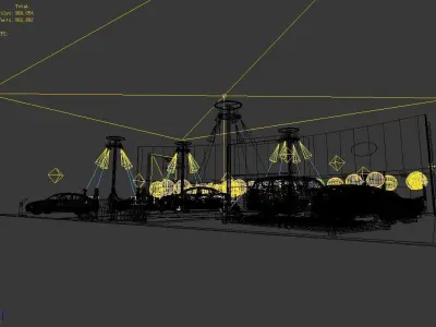 Exhibition - Area - 20X25-3DMAX2009-011 3D model