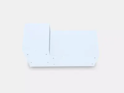 NORDLI Chest of 5 drawers Low-poly 3D model