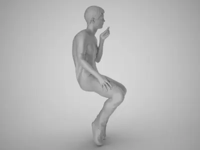 Sociable Man 3D print model