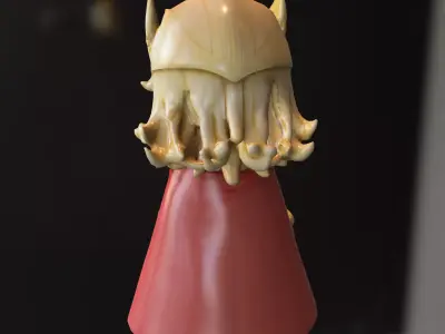 Chibi Thunder figurine 3D model