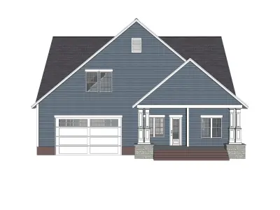 Craftsman House-41 3D model