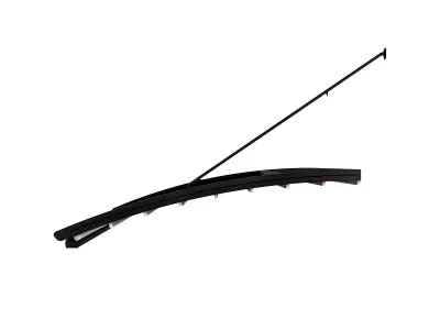 Motorized Pergola 6 oil rubbed bronze 3D model