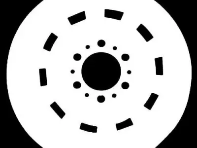 United Chingchi Rickshaw Model Low Poly Low-poly 3D model