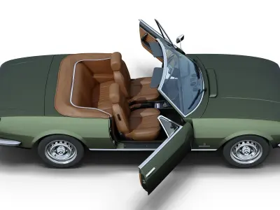 Peugeot 504 Cabriolet 3D model