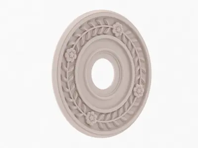Classic Ceiling Medallion 25 3D model