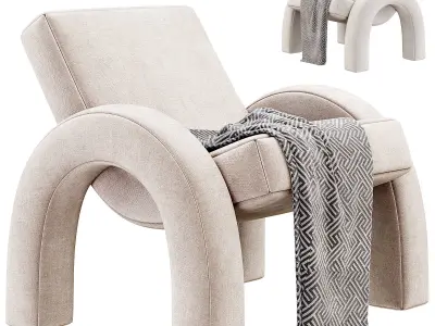 ARCO LOUNGE CHAIR 3D model
