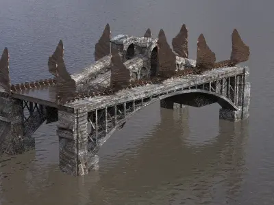 At Deco Bridges Stone 4  3D model