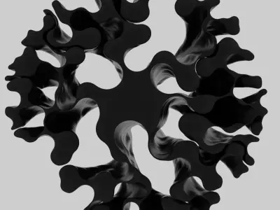 Abstract Coral Formation 3D model