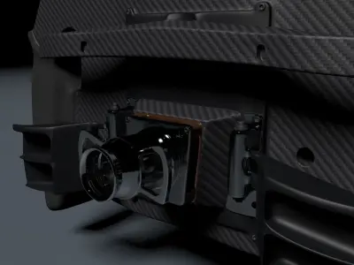 Mercedes F1 Steering Wheel 3D model