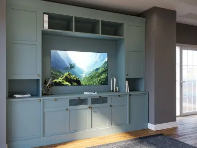 Livingroom entertainment center 3D model