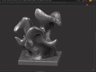 Modern Abstract Decorative sculpture 3d print model 3D print model buy