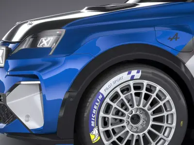 Alpine A290 Rallye 2026 3D model