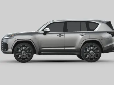 Lexus LX600 2022 Low-poly 3D model