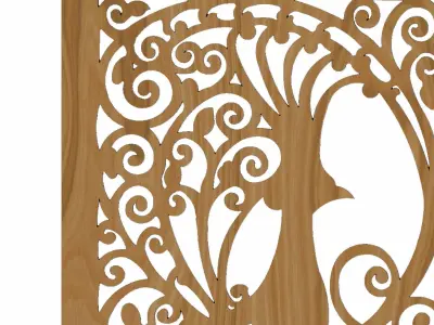 Decorative panel STL 3D model
