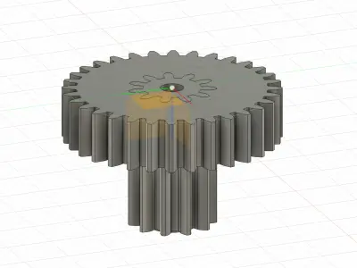 Motor gear actuator climate mixer seat audi volkswagen skoda 3D model