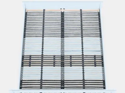 IDANAS Bed frame 23 Low-poly 3D model