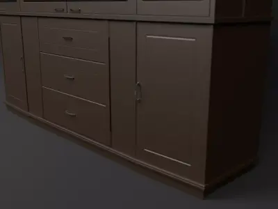 Antique Showcase Free 3D model